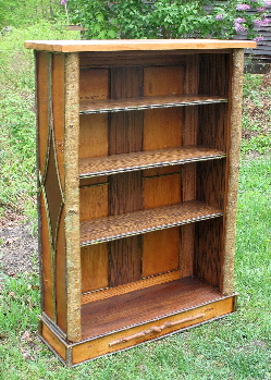 rustic bookcase - rustic cabinets - rustic